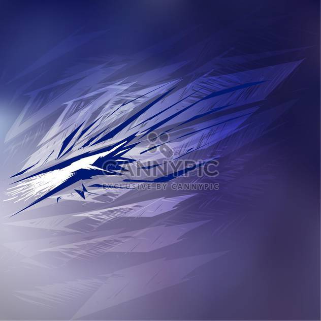 vector illustration of abstract lined blue background - vector gratuit #126066 