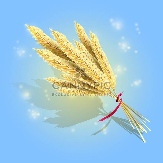 bunch of ripe vector wheat - vector #129256 gratis