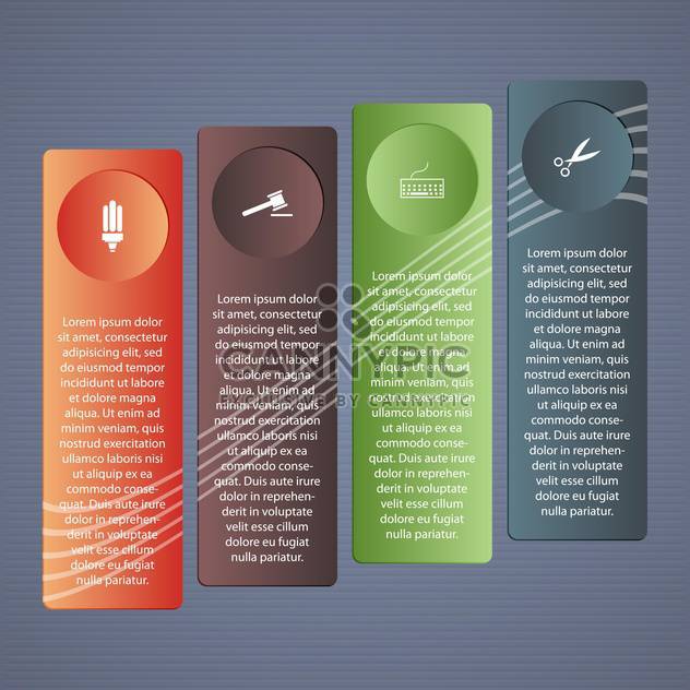 business design folders with place for text - vector gratuit #132676 