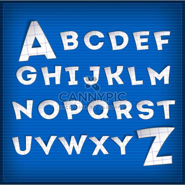 education alphabet vector letters set - vector gratuit #132706 