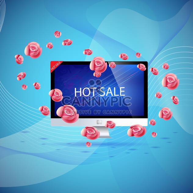 hot sale shopping concept - Free vector #133076