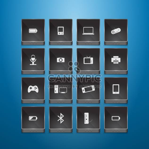 Technology icons - Free vector #133356