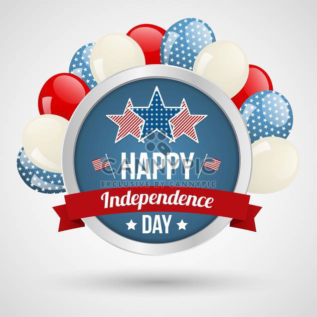 american independence day background - vector gratuit #134036 