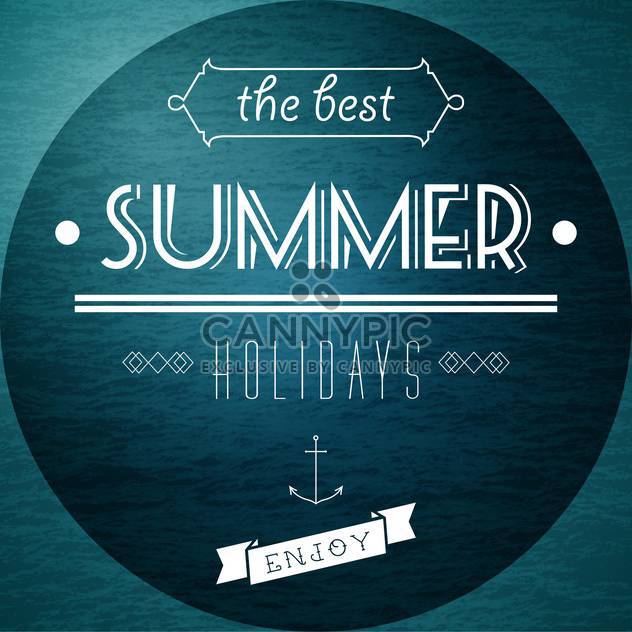 summer vacation holidays picture - vector gratuit #134316 