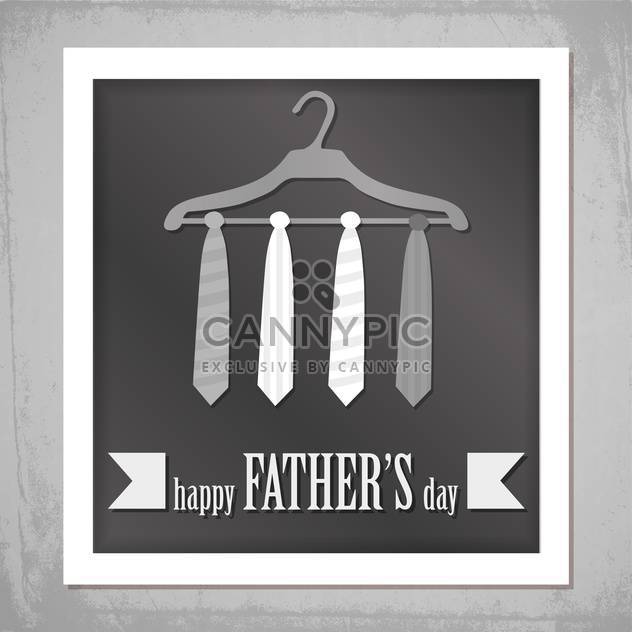 happy father's day banner - vector #134356 gratis