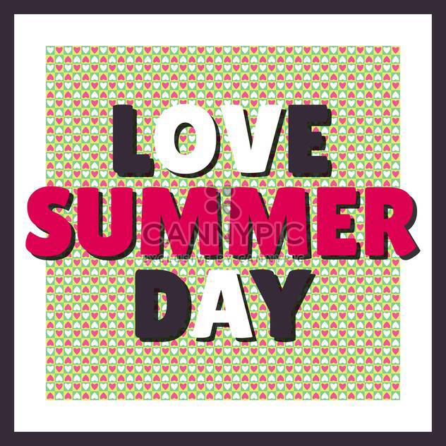 love summer day background - Kostenloses vector #134426