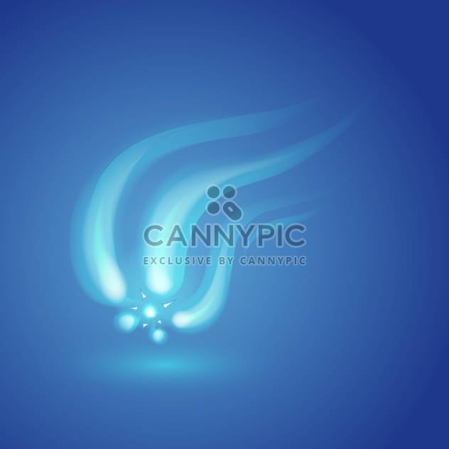 Vector illustration of abstract blue background with light flowing lines - бесплатный vector #126216