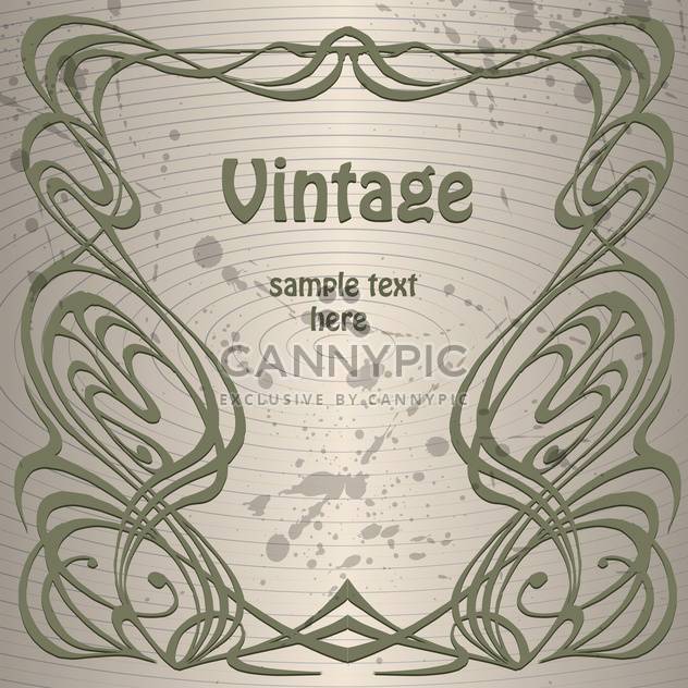 Vector vintage background with text place and paint signs on grey background - vector #126286 gratis