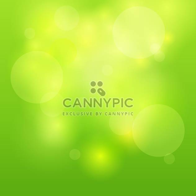 Vector illustration of green abstract light background - Free vector #126966
