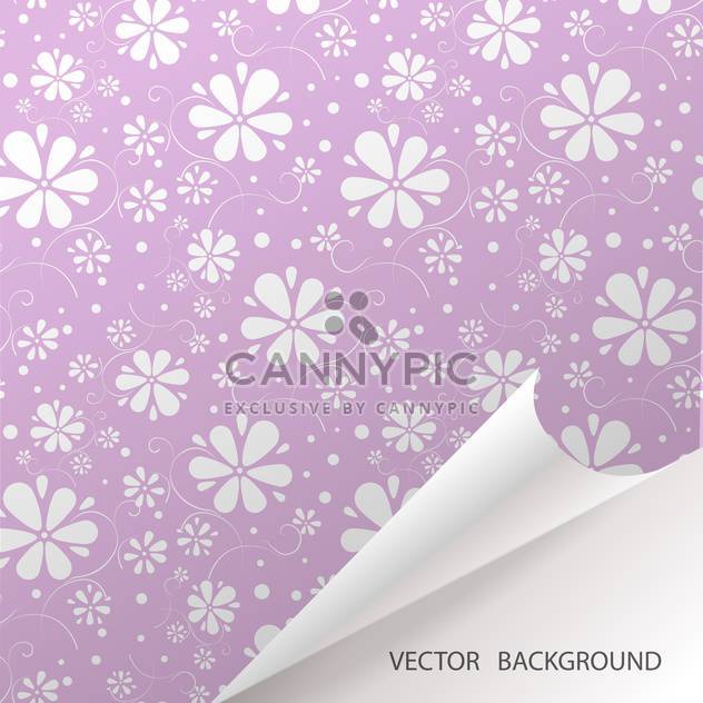 Abstract seamless violet background with flowers - Kostenloses vector #127846