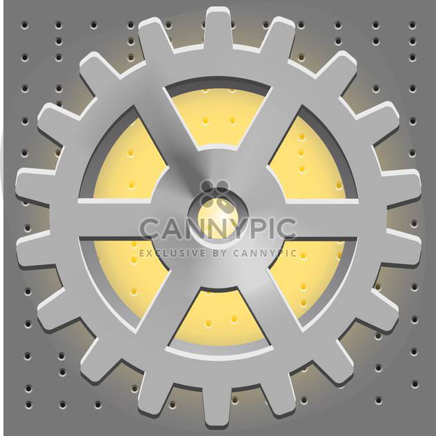 Vector metal cogwheel icon -  vector #128146 gratis