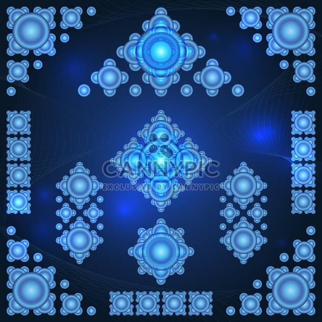 Abstract blue vector background - Free vector #130116