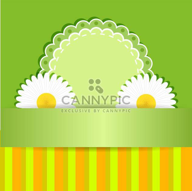 Vector floral frame on white background - Free vector #132086