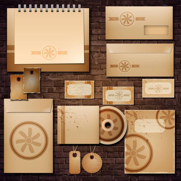 Selected corporate templates, vector Illustration - vector gratuit #132166 