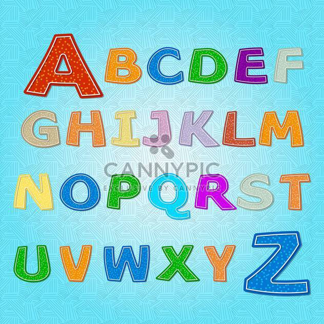 education alphabet vector letters set - vector gratuit #132696 