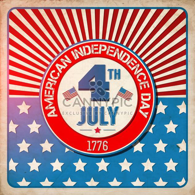 american independence day background - vector gratuit #134056 