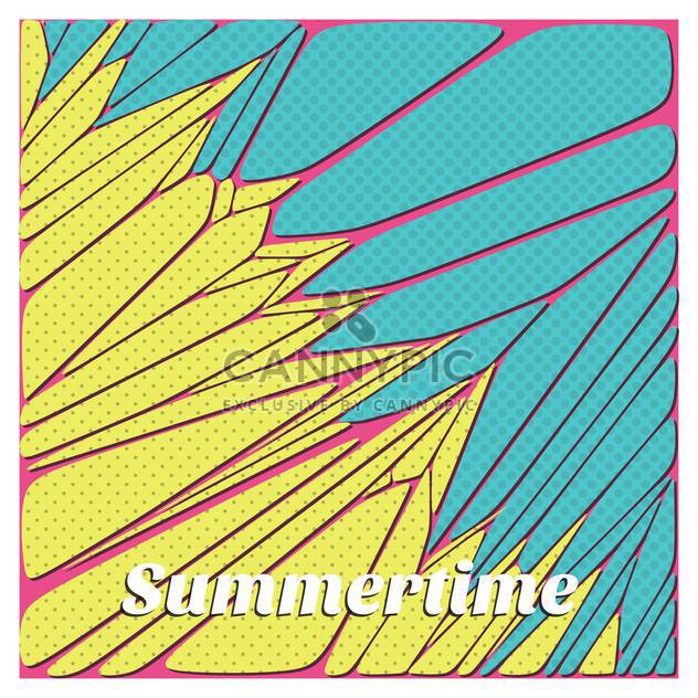 abstract summertime vacation background - vector #134086 gratis