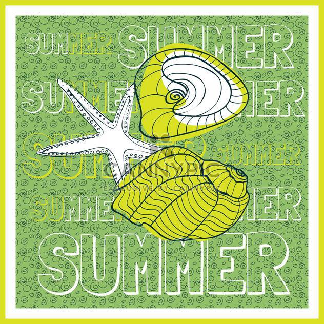 summer holiday vector background - бесплатный vector #134096